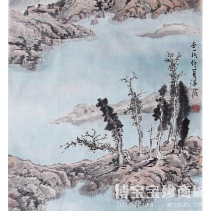 潘薇 清溪 类别: 国画山水作品
